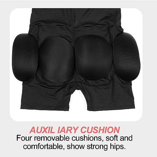 Men Shapewear Full Body Shaper Padded Briefs Boxer Underwear
