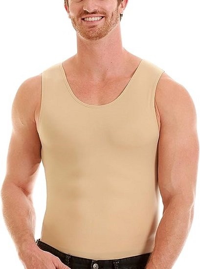 Men’s Compression Slimming Body Shaper Abdomen Control Undershirt