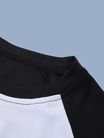 Men's Casual Dragon Graphic Print Colorblock Short Sleeve Round Tee Shirts