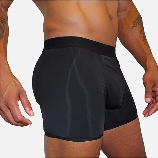 Boxers Men's Padded Enhancing Spandex Underwear